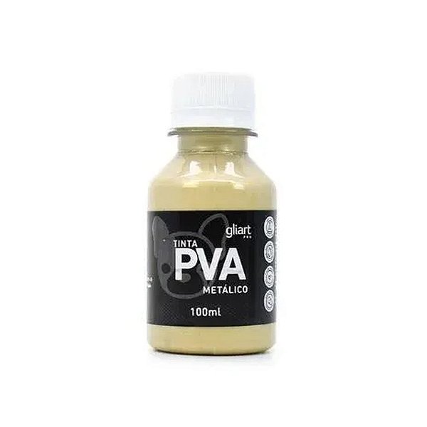 TINTA PVA METALICA 100ML GOLD CHAMPAGNE