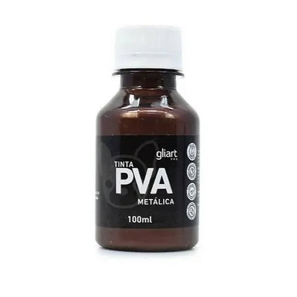 TINTA PVA METALICA 100ML TABACO