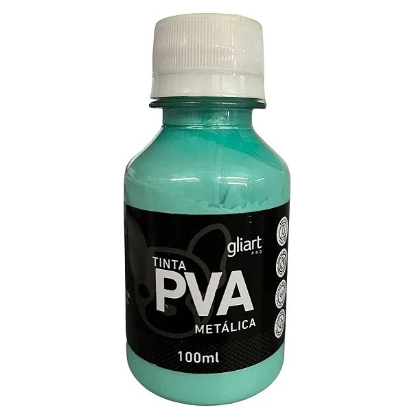 TINTA PVA METALICA 100ML VERDE GRECIA