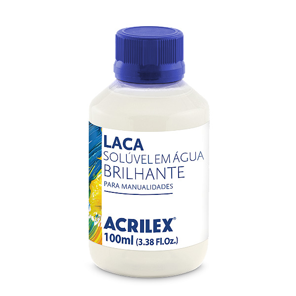 LACA BRILHANTE SOLUVEL EM AGUA 100ML ACRILEX