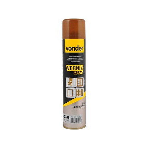 VERNIZ SPRAY  MOGNO  400ML VONDER