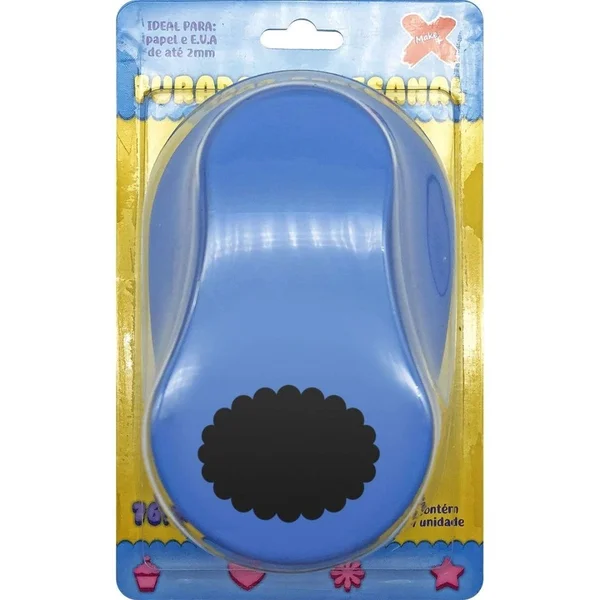 FURADOR DE EVA - OVAL ESCALOPADO76MM