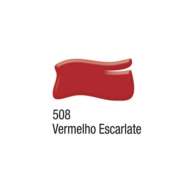 TINTA VITRO 150 037ML VERMELHO ESCARLATE