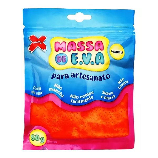MASSA DE EVA LARANJA