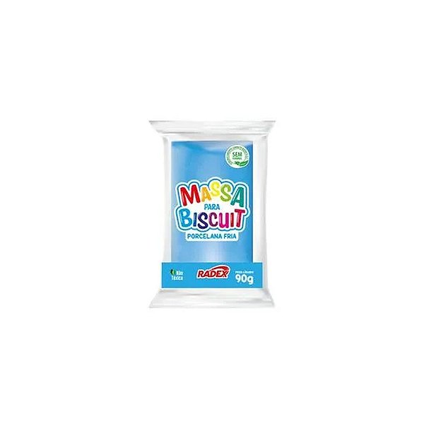 MASSA PARA BISCUIT 0090G AZUL CELESTE