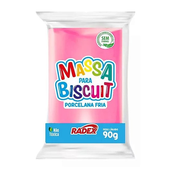 MASSA PARA BISCUIT 0090G ROSA ESCURO