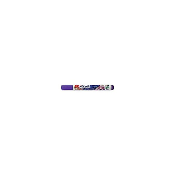 CANETA ACRILPEN VIOLETA BLISTER