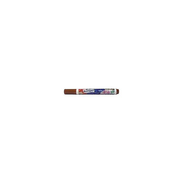 CANETA ACRILPEN MARROM