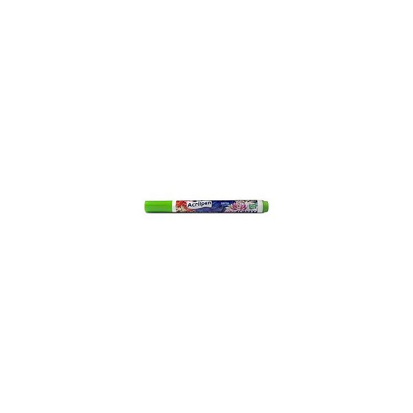 CANETA ACRILPEN VERDE FOLHA