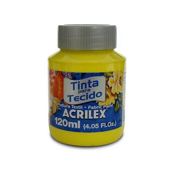 TINTA TECIDO FOSCA 120ML AMARELO LIMAO