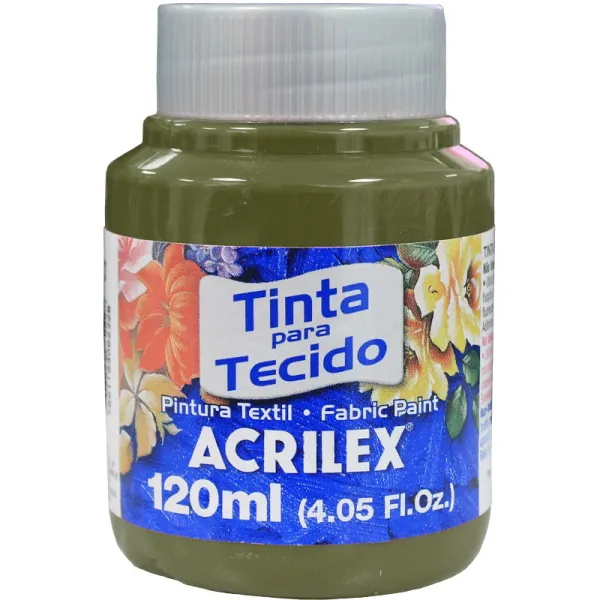 TINTA TECIDO FOSCA 120ML VERDE OLIVA