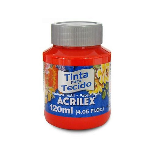 TINTA TECIDO FOSCA 120ML VERMELHO VIVO