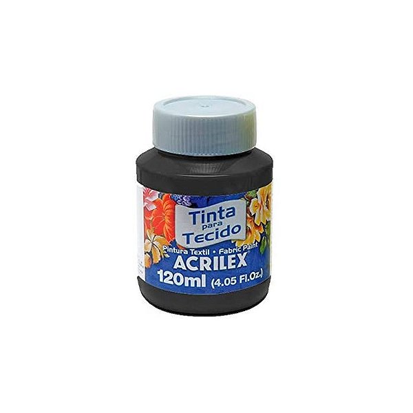 TINTA TECIDO FOSCA 120ML PRETA