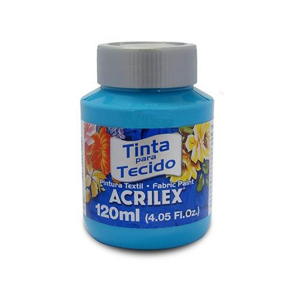 TINTA TECIDO FOSCA 120ML AZUL CELESTE