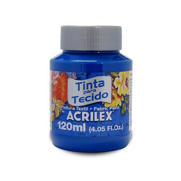 TINTA TECIDO FOSCA 120ML AZUL COBALTO
