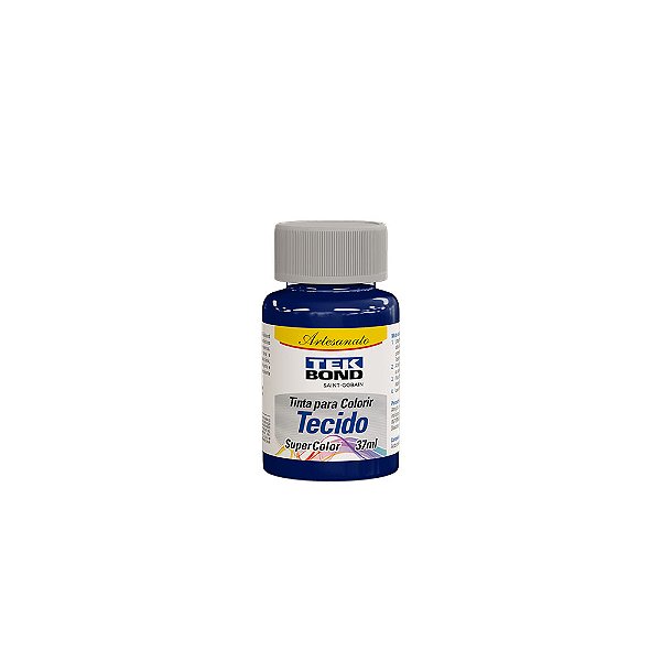 TINTA PARA TECIDO 037ML AZUL MEIA NOITE