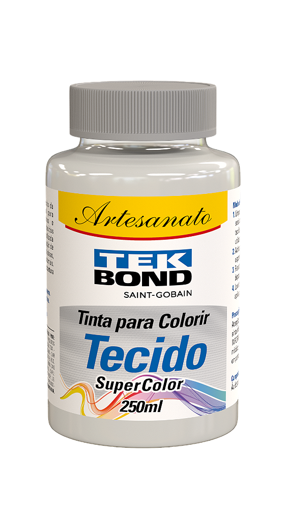 TINTA PARA TECIDO 250ML BRANCO