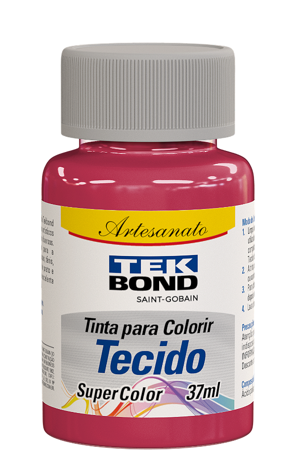 TINTA PARA TECIDO 037ML ROSA BEIJO