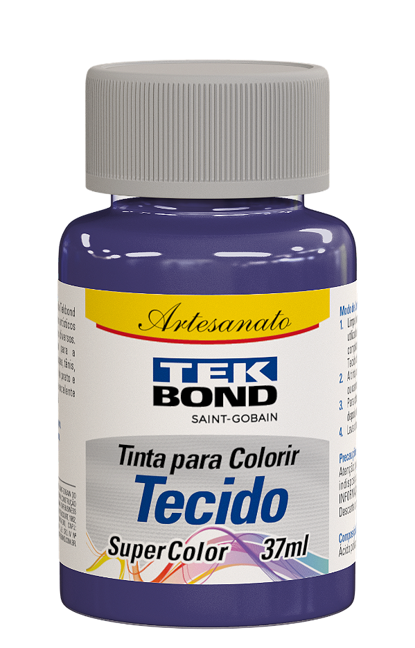 TINTA PARA TECIDO 037ML ROXO