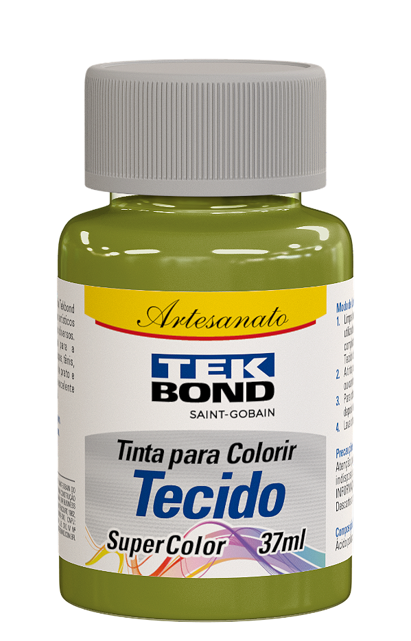 TINTA PARA TECIDO 037ML VERDE GUACAMOLE