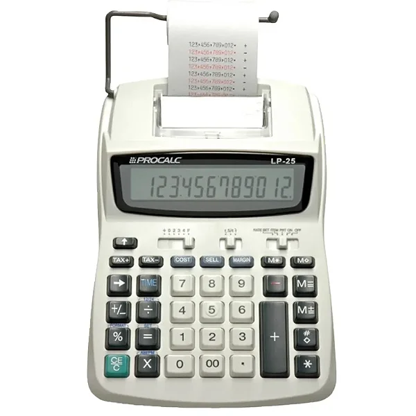CALCULADORA DE MESA C/IMPRESSAO LP-25