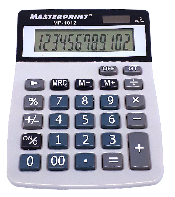 CALCULADORA DE MESA MASTERPRINT MP-1012 12 DÍGITOS