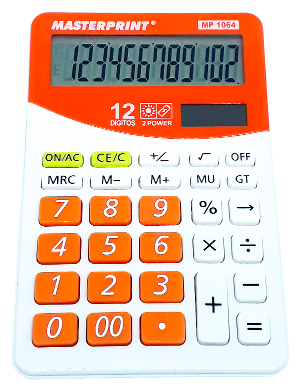 CALCULADORA DE MESA MASTERPRINT MP-1064 12 DIGITOS