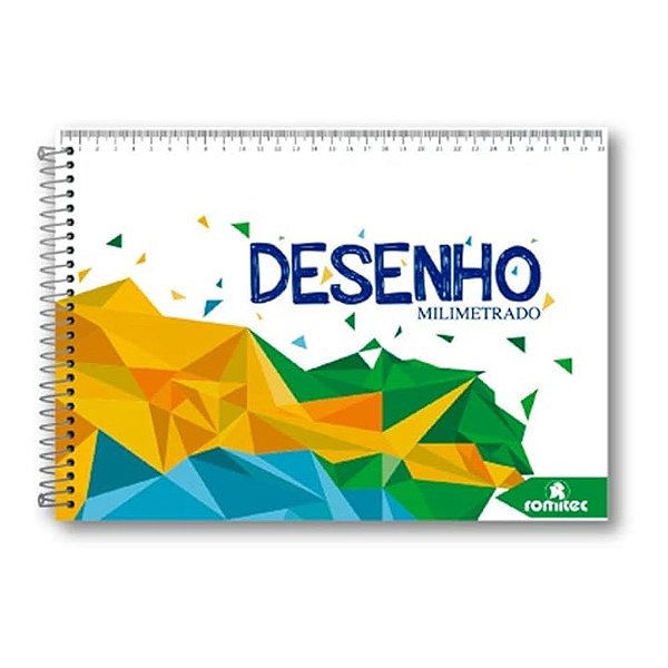 CADERNO CARTOGRAFIA MILIMETRADO 060 FOLHAS
