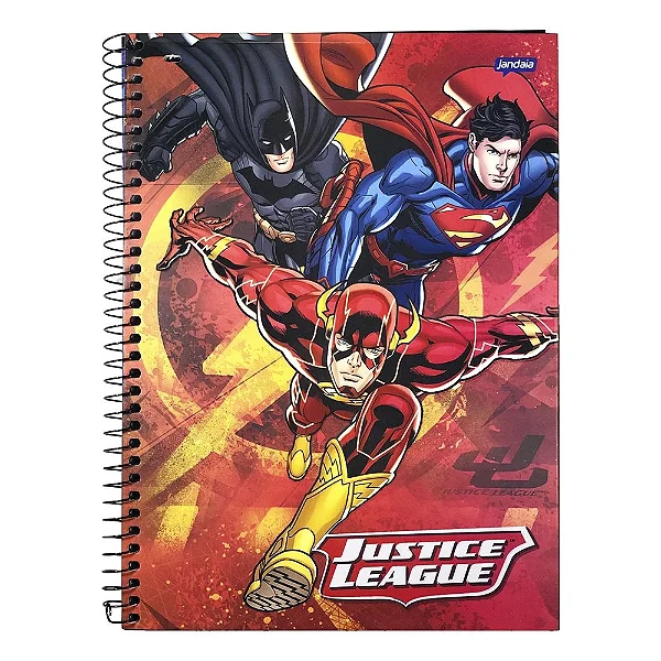 CADERNO UNIVERSITARIO C.DURA 096F/01M LIGA DA JUST