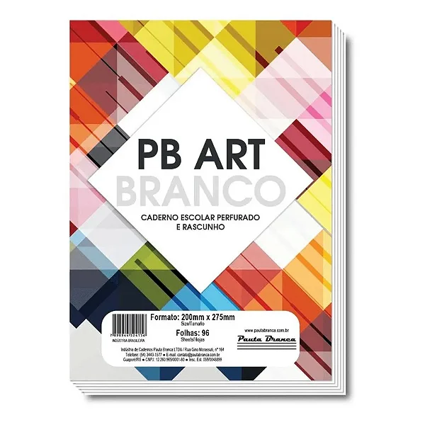 CADERNO PARA FICHARIO 096 FOLHAS