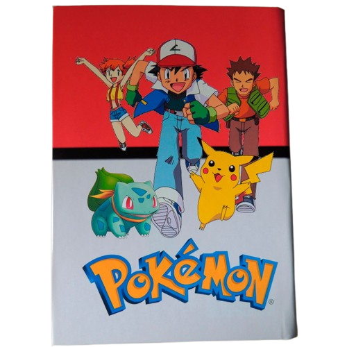 CADERNO BROCHURA C.D.1/4 096F POKEMON