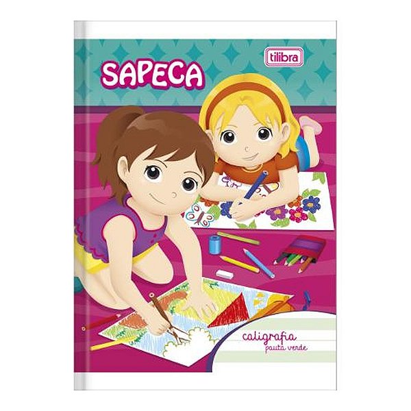 CADERNO PAUTA VERDE 040F