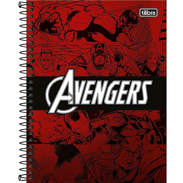 CADERNO UNIVERSITARIO C.DURA 160F/10M AVEN HERO