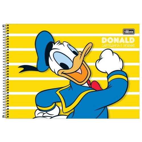 CADERNO CARTOGRAFIA CAPA DURA 080 FOLHAS DONALD