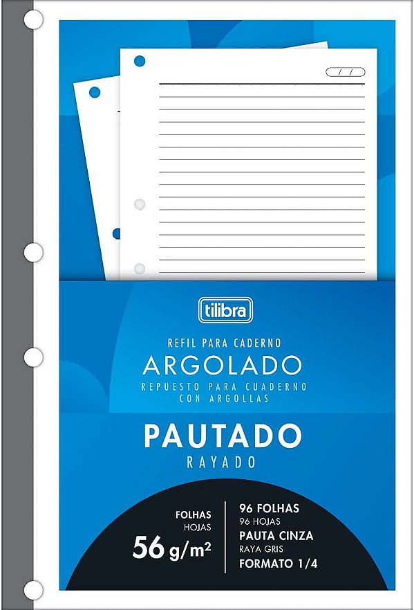 CADERNO PARA FICHARIO 1/4 096 FOLHAS ACADEMIE