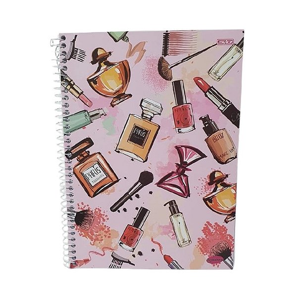 CADERNO UNIVERSITARIO C.DURA 200F/10M KBOM FEMININ