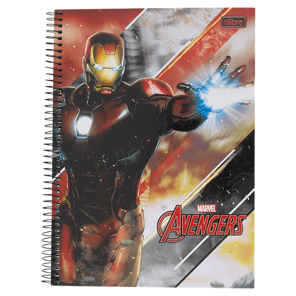 CADERNO UNIVERSITARIO C.DURA 96F/01M AVENGERS