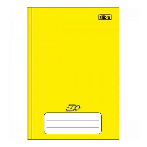 CADERNO BROCHURA C.D.1/4 048F AMARELO