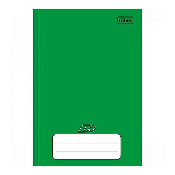 CADERNO BROCHURA C.D.1/4 096F VERDE
