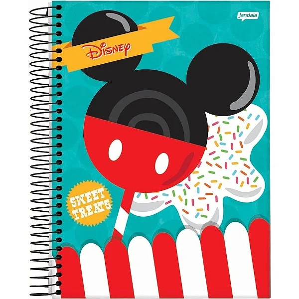 CADERNO UNIVERSITARIO CAPA DURA 200F/10M DISNEY