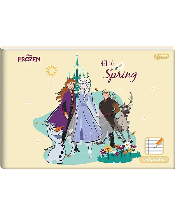 CADERNO CALIGRAFIA C.DURA 40F FROZEN