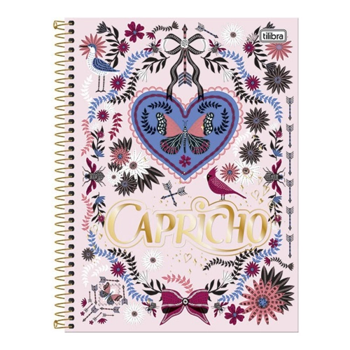 CADERNO UNIVERSITARIO CAPA DURA 320F/16M CAPRICHO