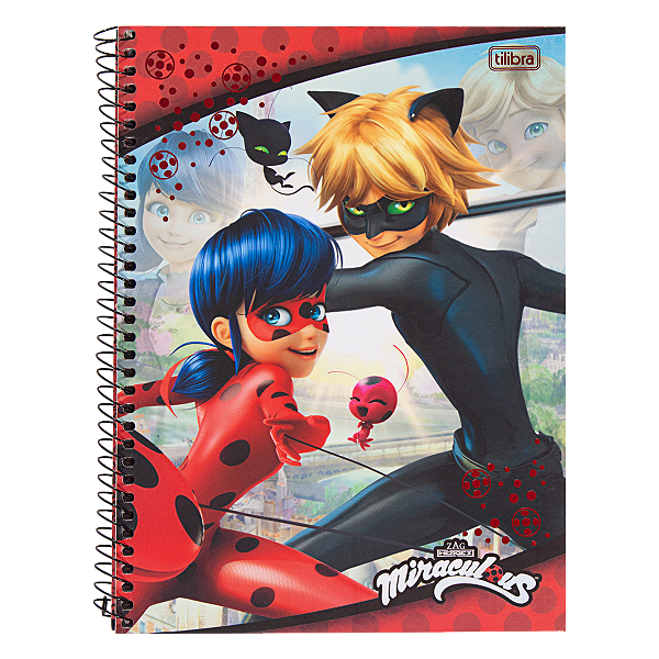 CADERNO UNIVERSITARIO C.DURA 096F/01M MIRACULOUS