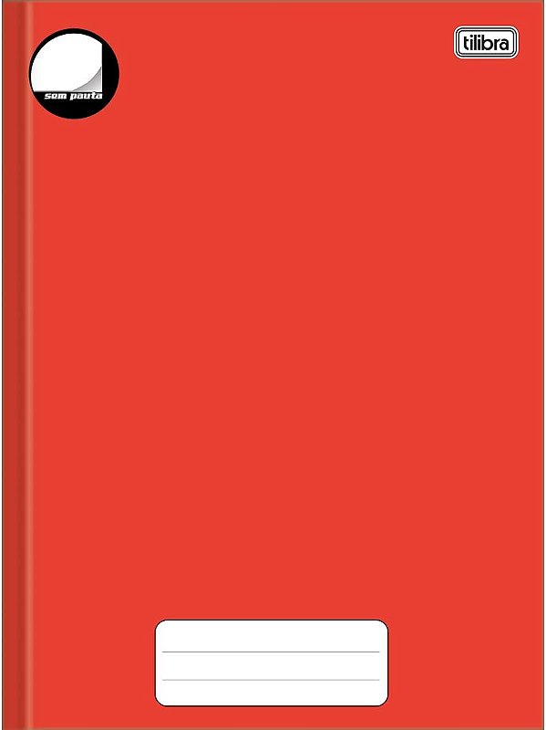 CADERNO DESENHO BROCHURAO CAPA DURA 80F VERMELHO