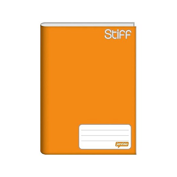 CADERNO BROCHURAO C.DURA 48F STIFF LARANJA