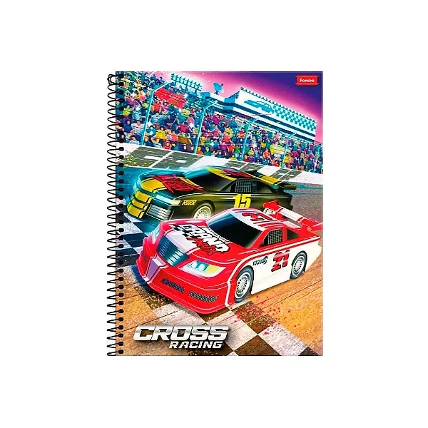 CADERNO UNIVERSITARIO C.DURA 160F/10M CROSS RAC