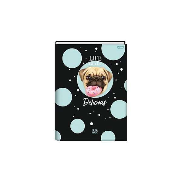 CADERNO BROCHURAO C.DURA 80F PET HOLIC