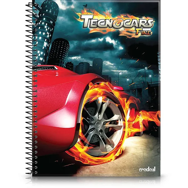 CADERNO UNIVERSITARIO C.DURA 200F/10M TECNOCARS