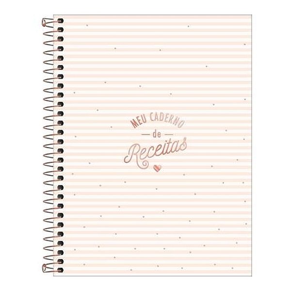 CADERNO CAPA DURA RECEITAS SOHO 80 FOLHAS