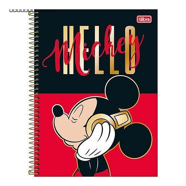 CADERNO UNIVERSITARIO C.DURA 160F/10M MICKEY